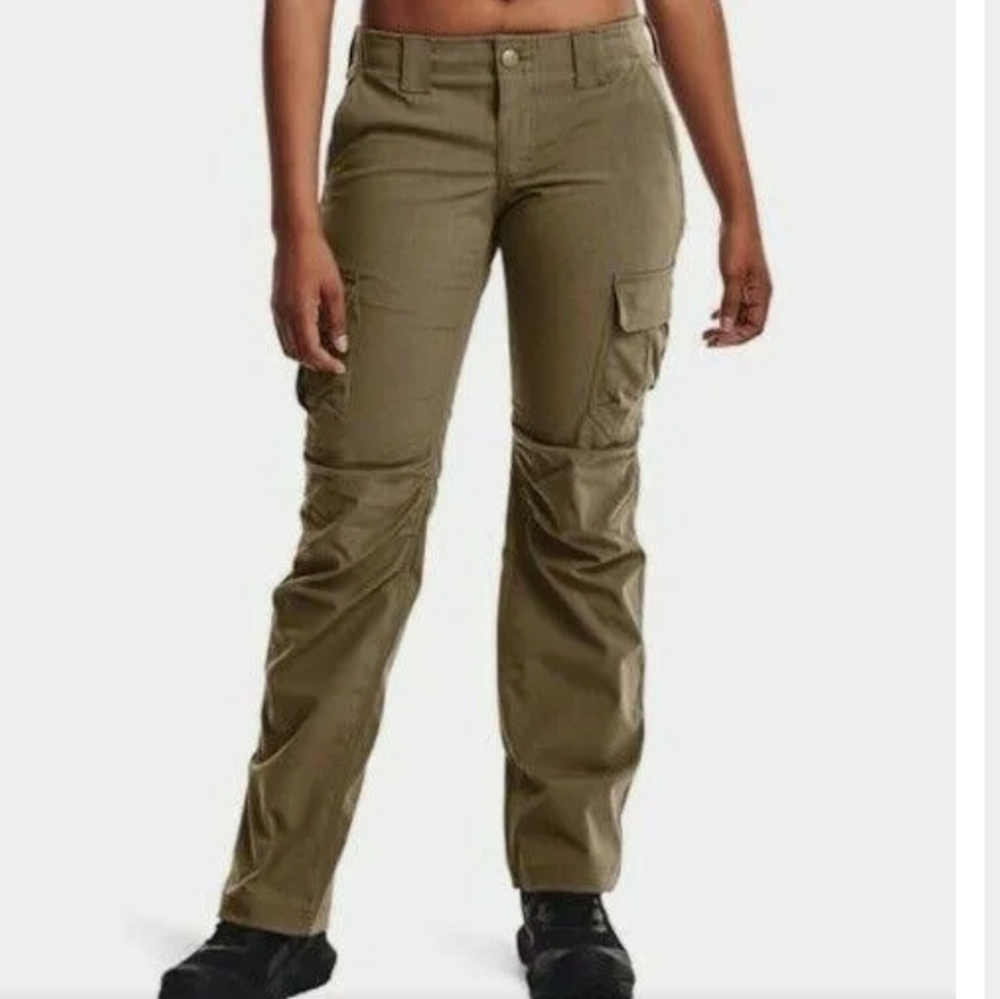 Under Armour Storm Cargo Pants Size 6 Khaki Water-repellent